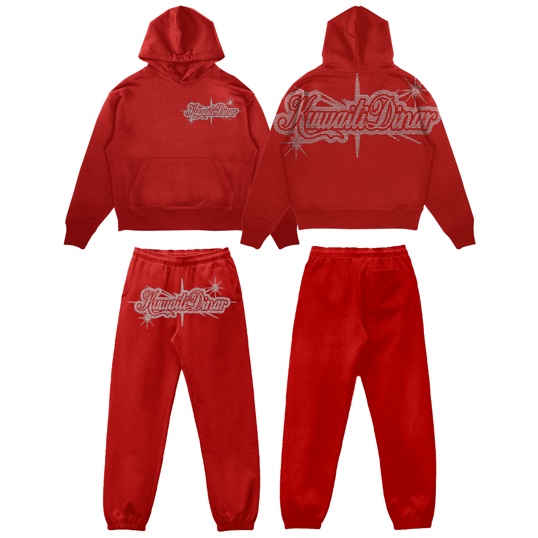 RED RHINESTONE KD SET