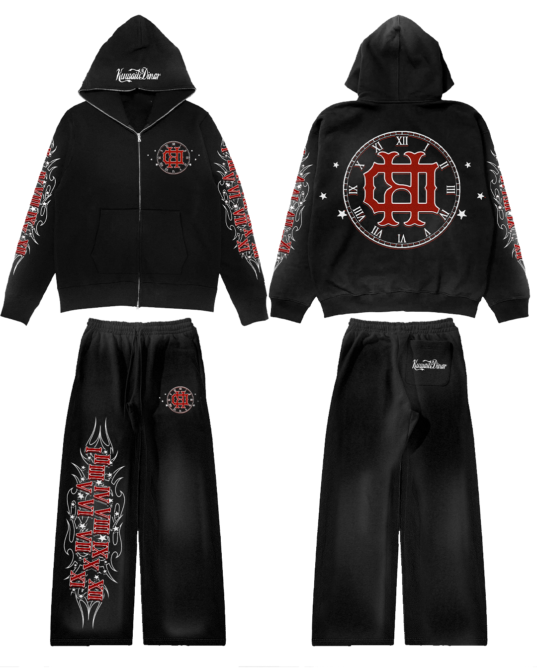 BLACK TIMELESS SWEATSUIT